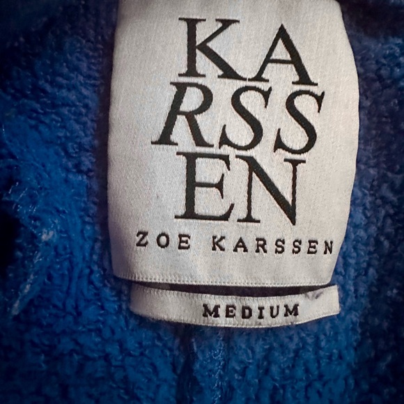 Zoe Karssen blue elephant fitted sweatpants M - Picture 12 of 12